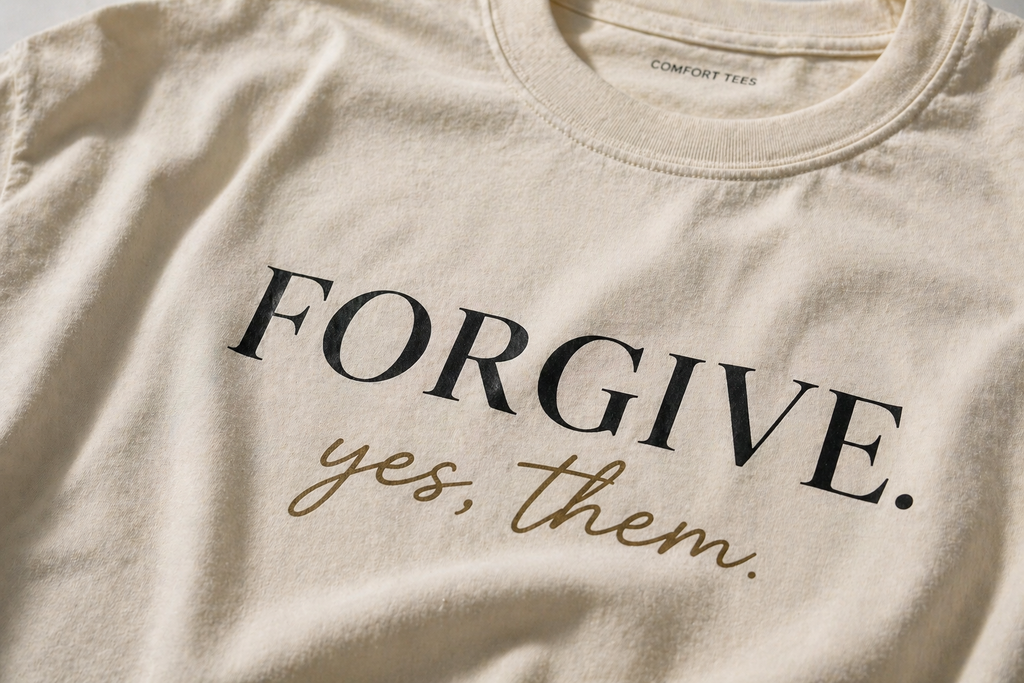 FORGIVE. yes, them. | Comfort Tee